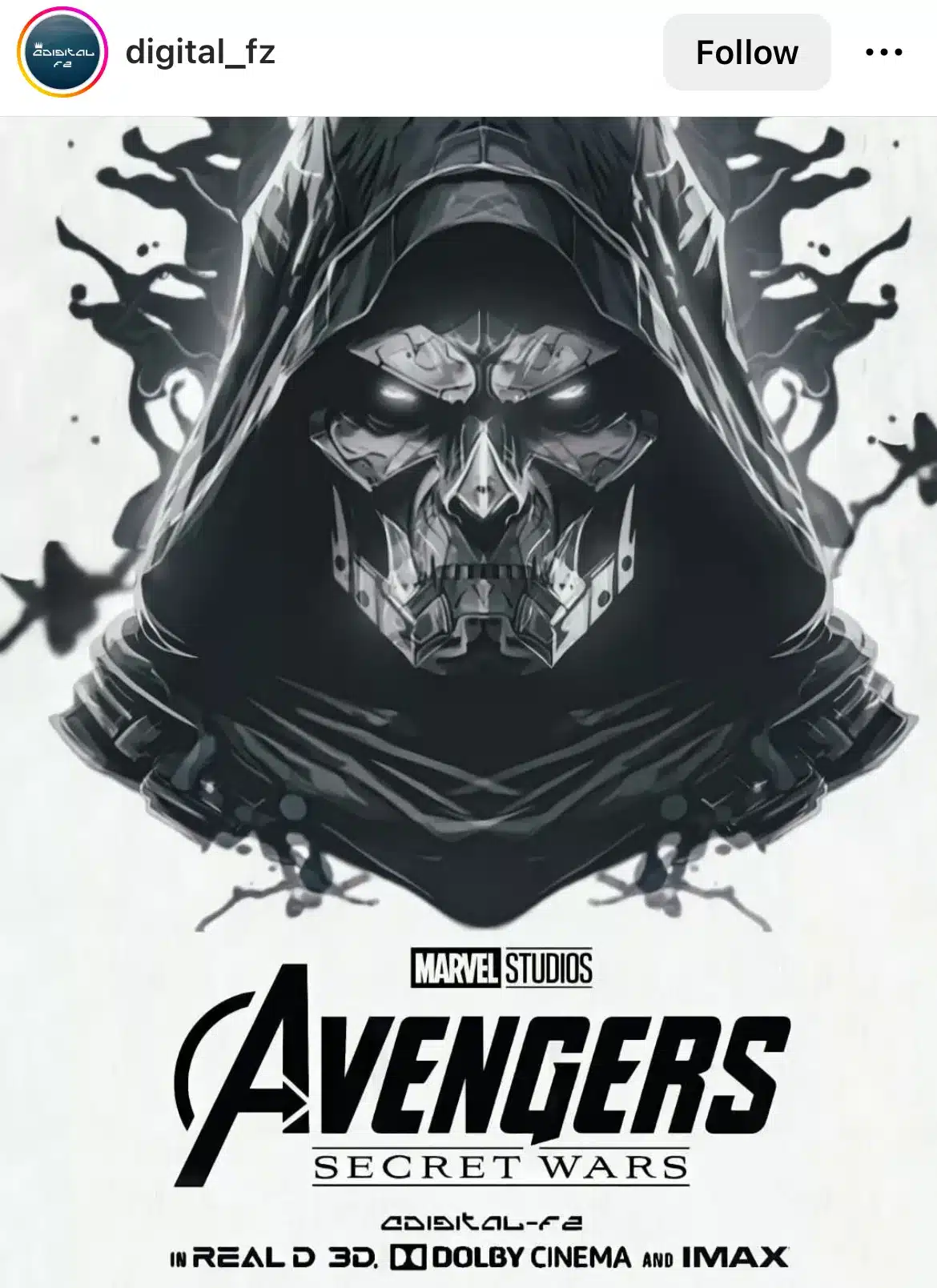 avengers secret wars, digital_fz, doctor doom, MCU, fanart