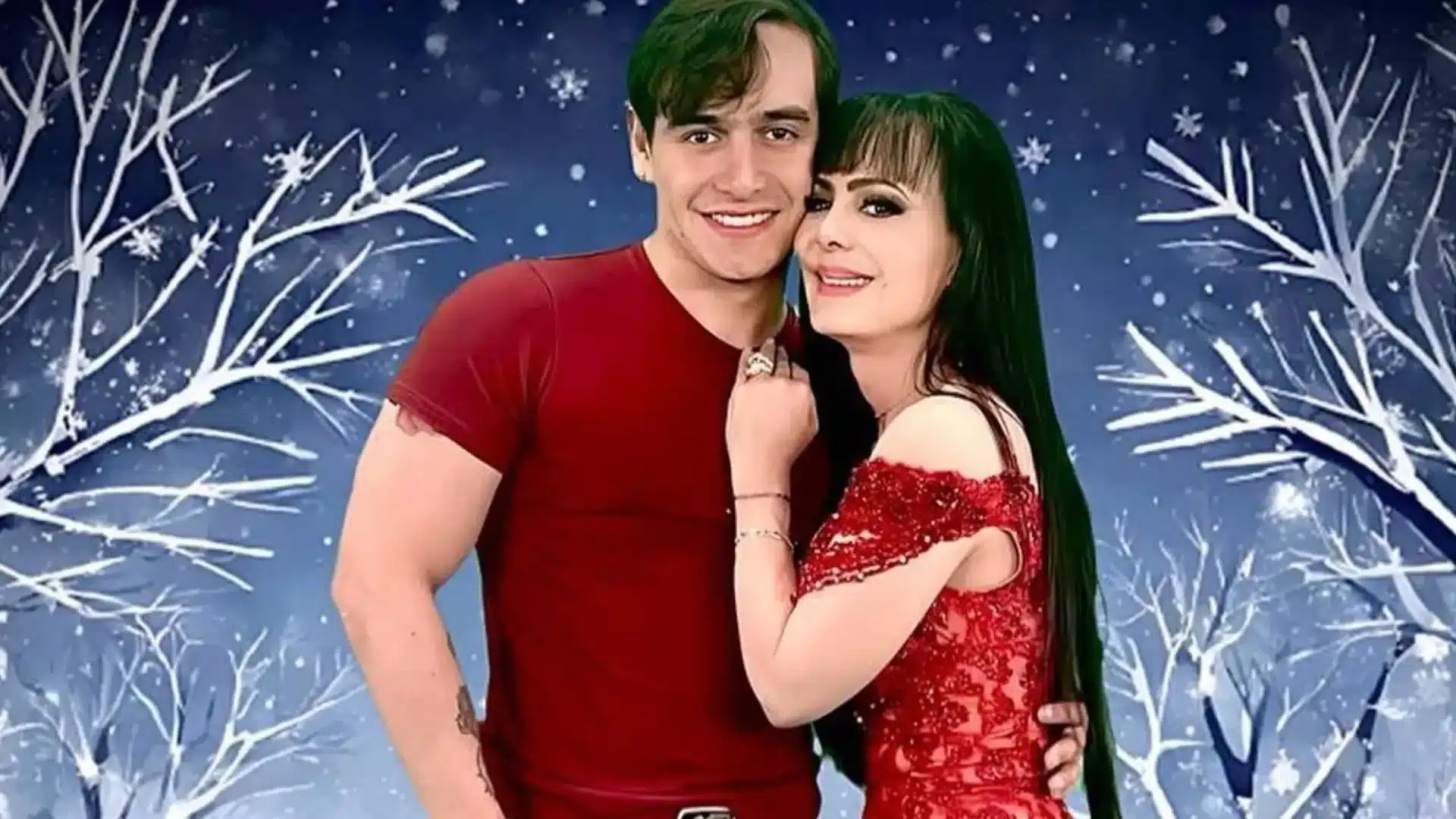 Maribel Guardia y su hijo