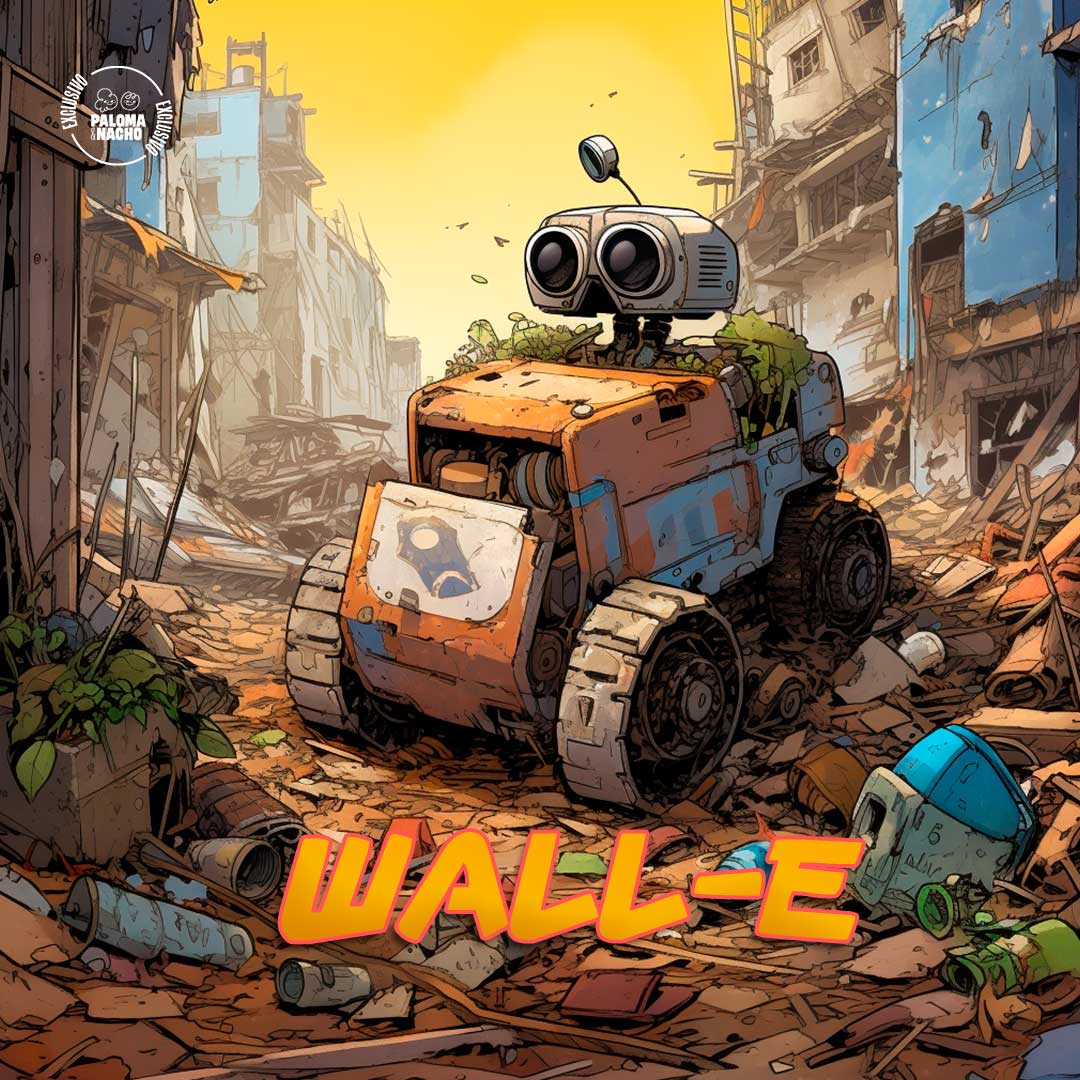 Walle-E IA Pixar Studio Ghibli 