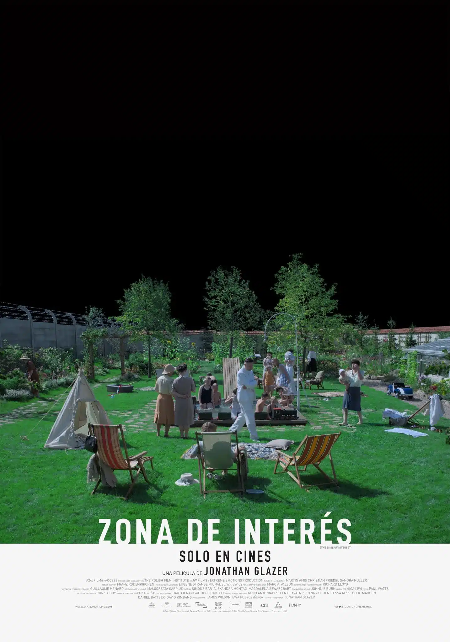 Zona de interés póster en español