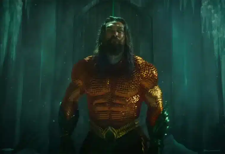 Argentinos celebran estreno de Aquaman 2 con peculiares esculturas