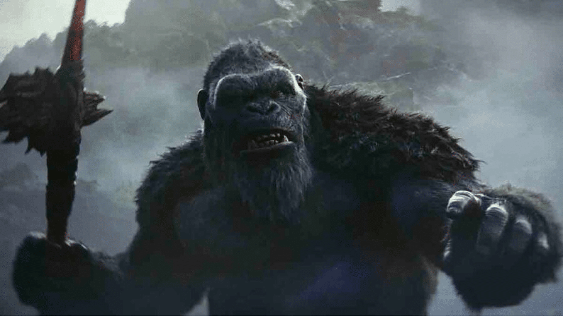 Kong en godzilla x kong the new empire