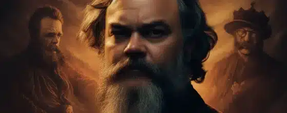 Jack Black como Karl Marx (IA biopic)