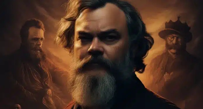 Jack Black como Karl Marx (IA biopic)