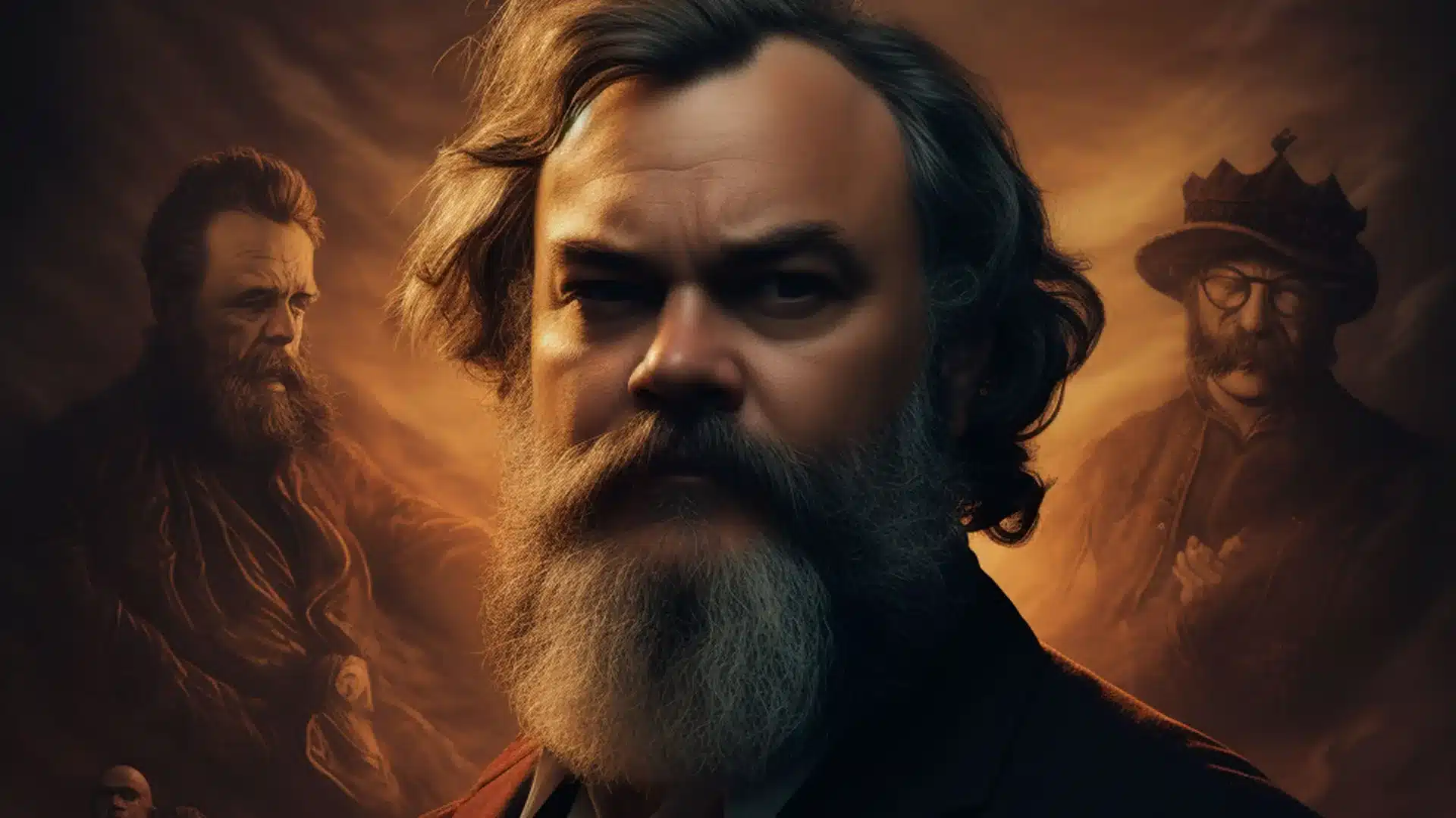 Jack Black como Karl Marx (IA biopic)