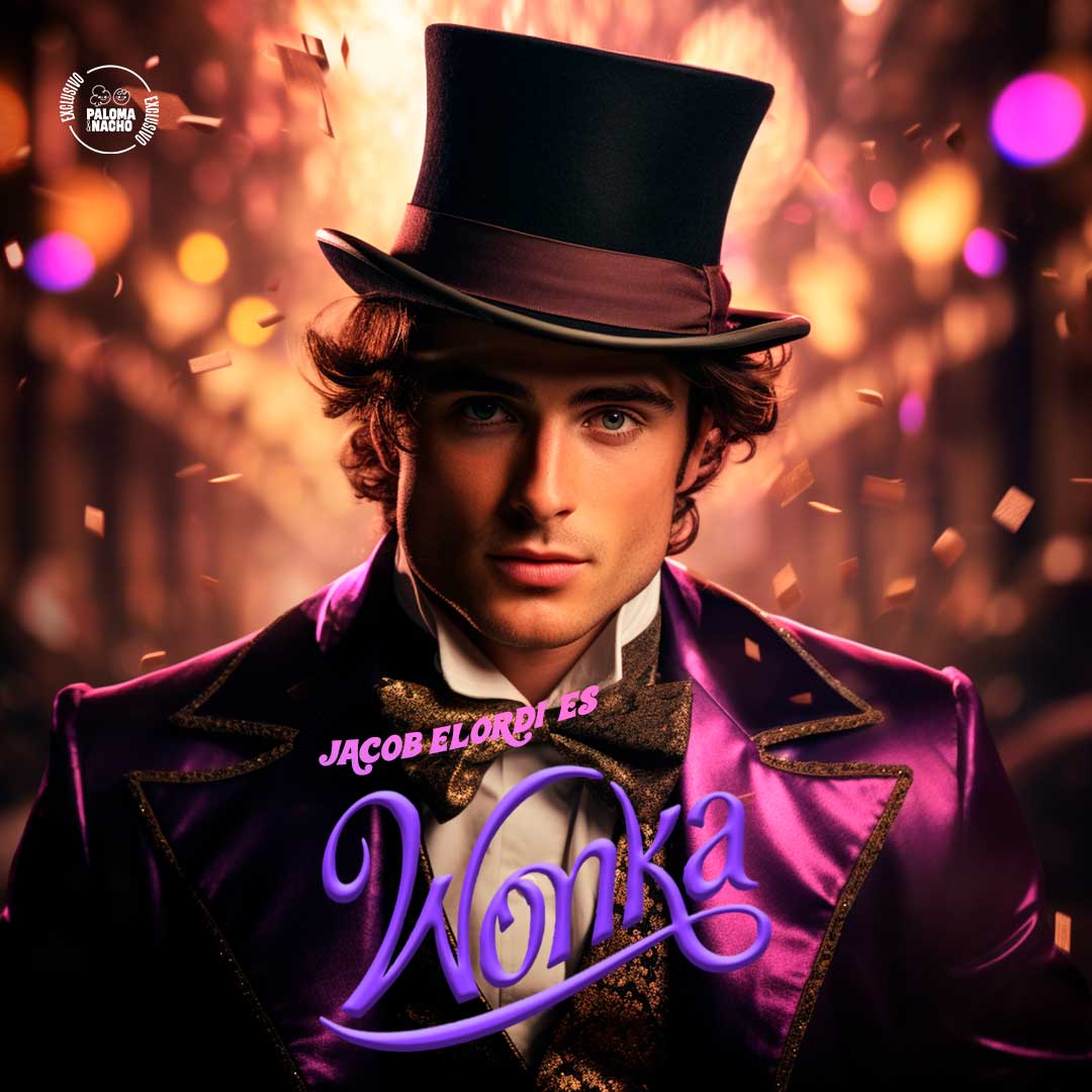 IA imagina a Jacob Elordi como Wonka