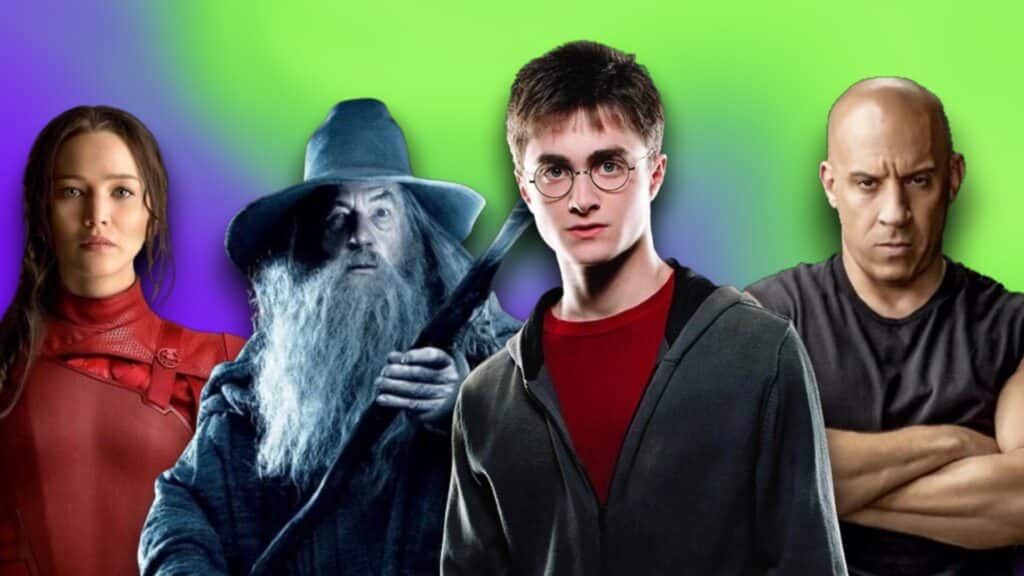he Hunger Games, Harry Potter, Fast and Furious y The Hobbit.