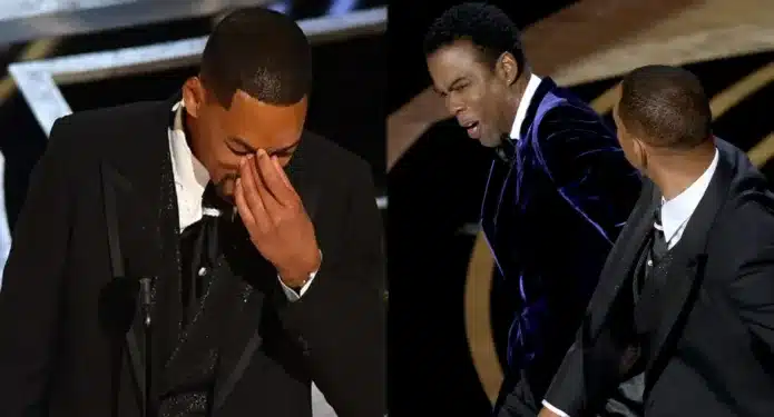 Will Smith cachetada Chris Rock