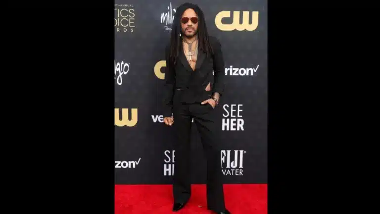 Lenny Kravitz en los mejores looks de alfombra roja en los Critics Choice Awards 2024