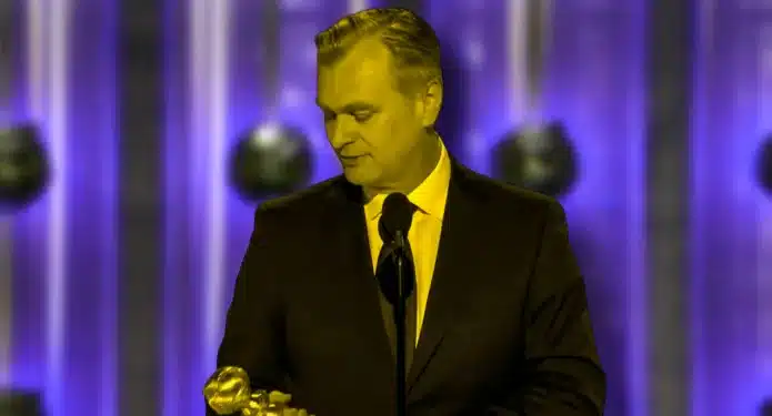 Christopher Nolan ganó Globo de Oro a mejor director.