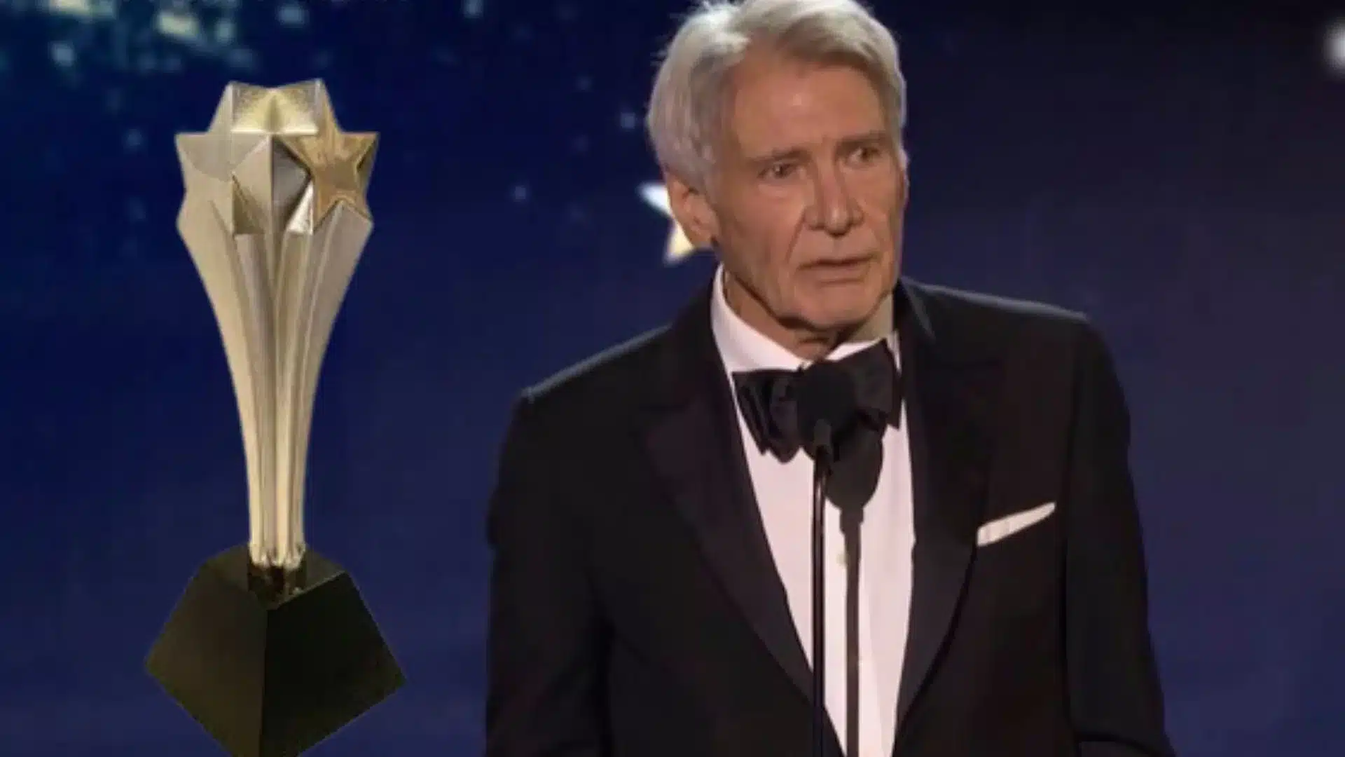 Harrison Ford recibe homenaje por su trayectoria en los Critics Choice Awards 2024