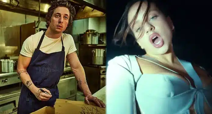 Jeremy Allen White y Rosalía