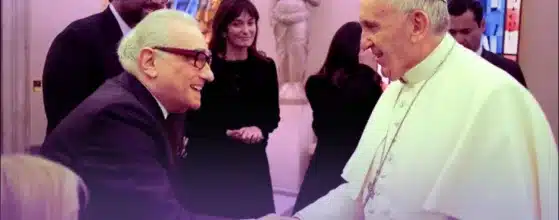 Martin Scorsese visitó al Papa Francisco para su nueva película.