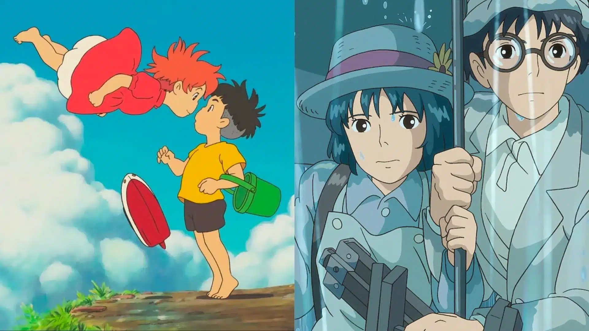 Ponyo y El viento se levanta de Hayao Miyazaki