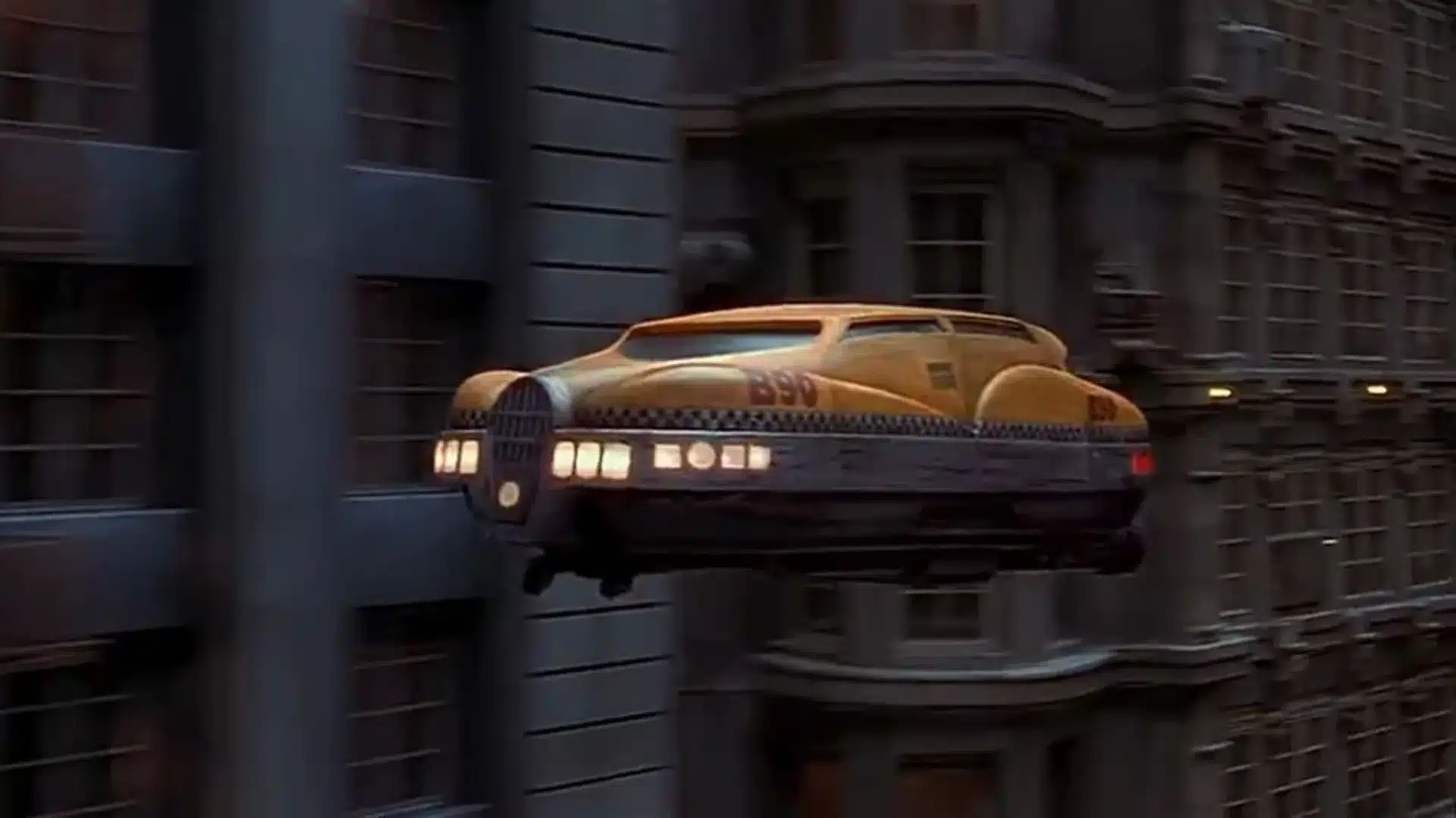 Taxi volador, invento del cine.