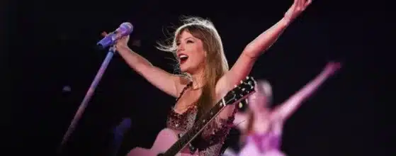 Taylor Swift detiene concierto y protege a sus fans.