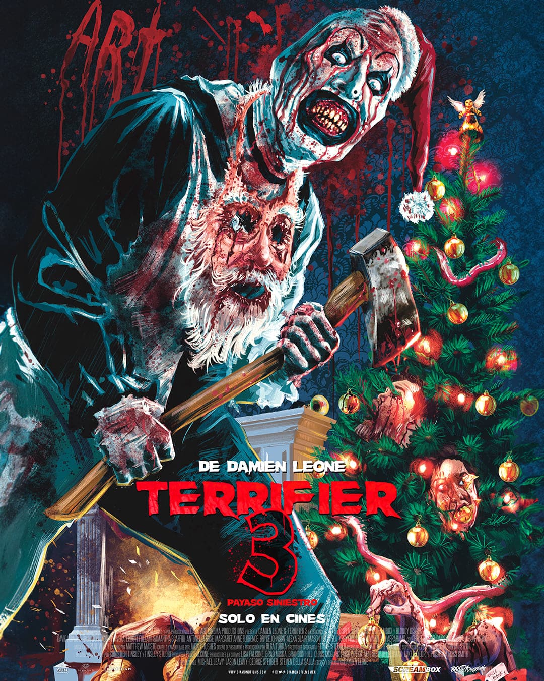 Terrifier 3 póster