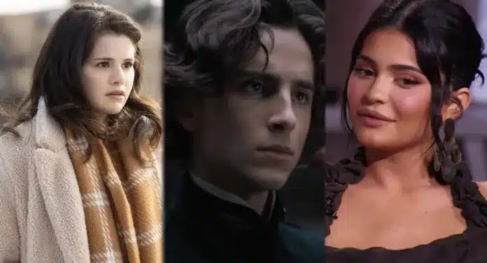 Timothée Chalamet, Kylie Jenner y Selena Gomez