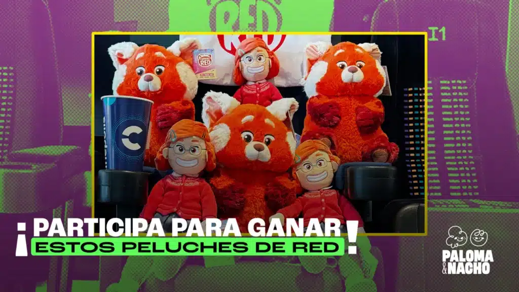 Participa y GANA un kit de peluches de Red, de Disney Pixar