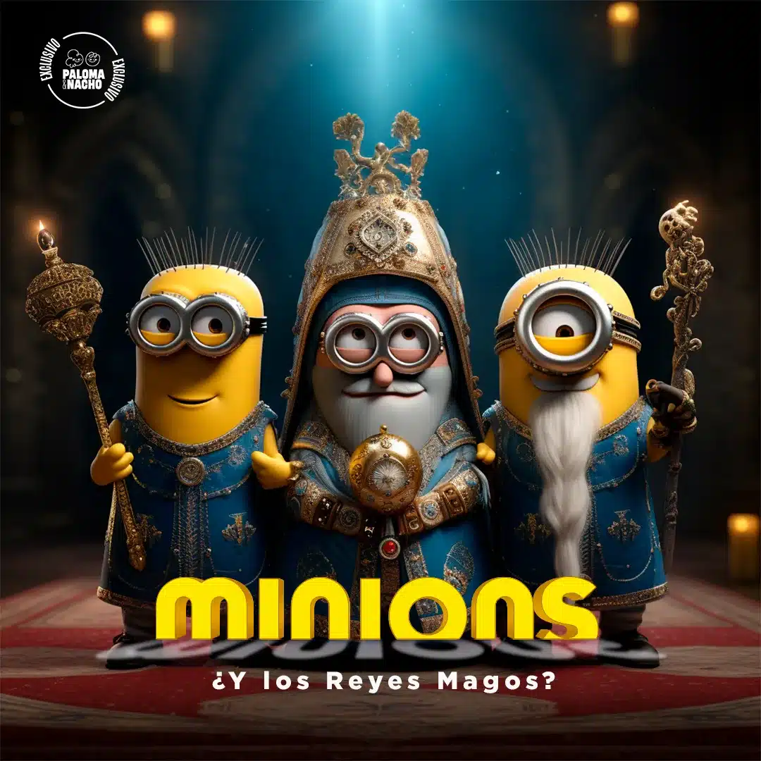 Reyes Magos al estilo Minions (IA)