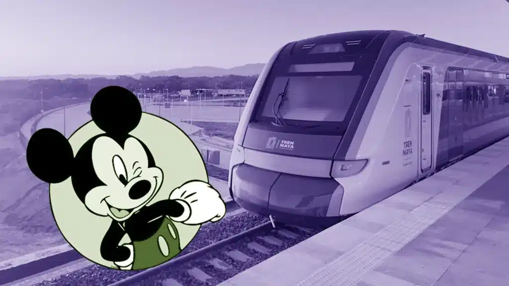 Mickey Mouse viajó en el Tren Maya: ¿Aliado político o turista?
