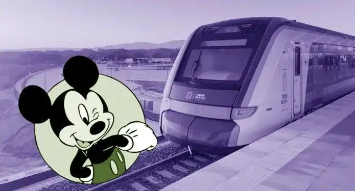 Mickey Mouse Tren Maya redes sociales