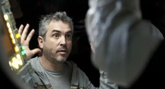 Alfonso Cuarón filmando película