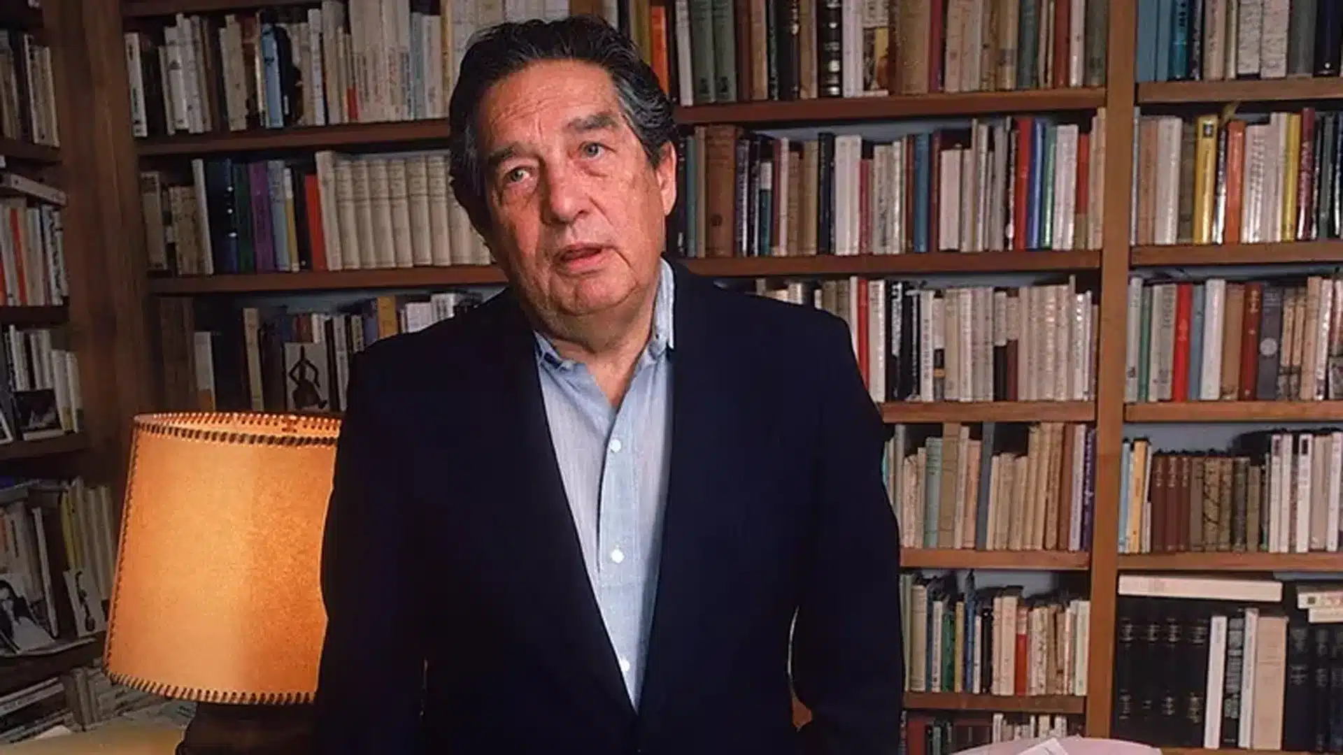 Octavio Paz entrevista en su casa
