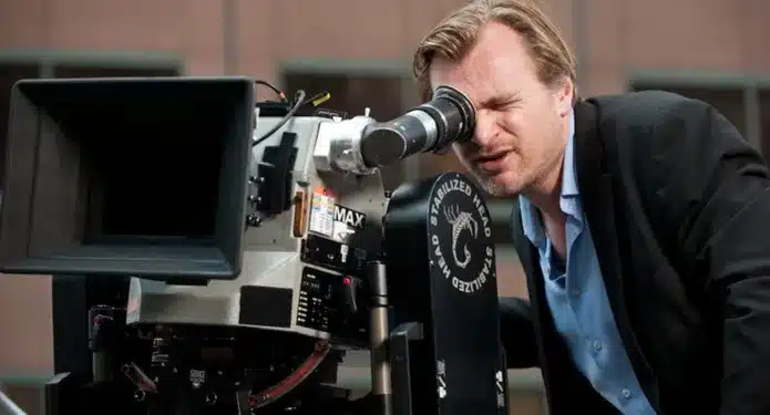 Christopher Nolan filmando película