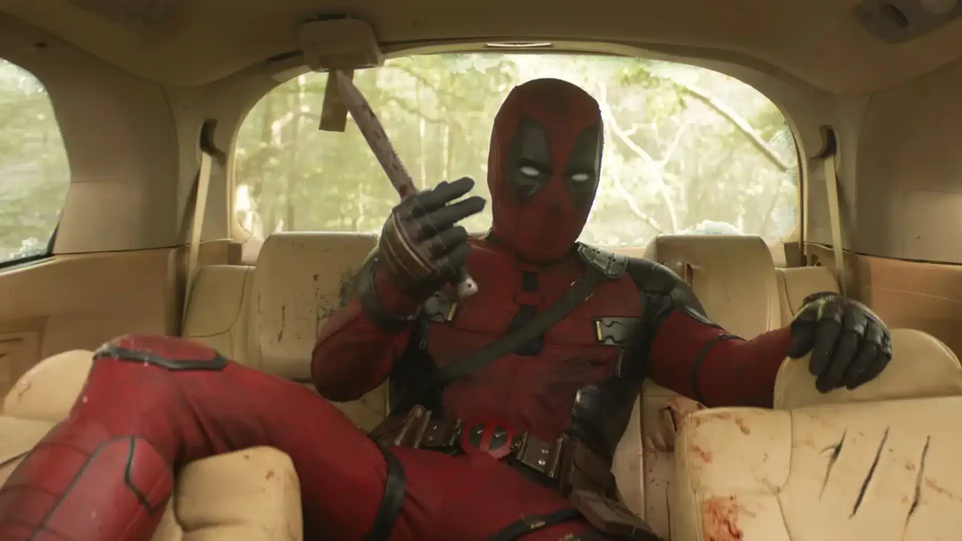 Wade Wilson Ryan Reynolds escena carro