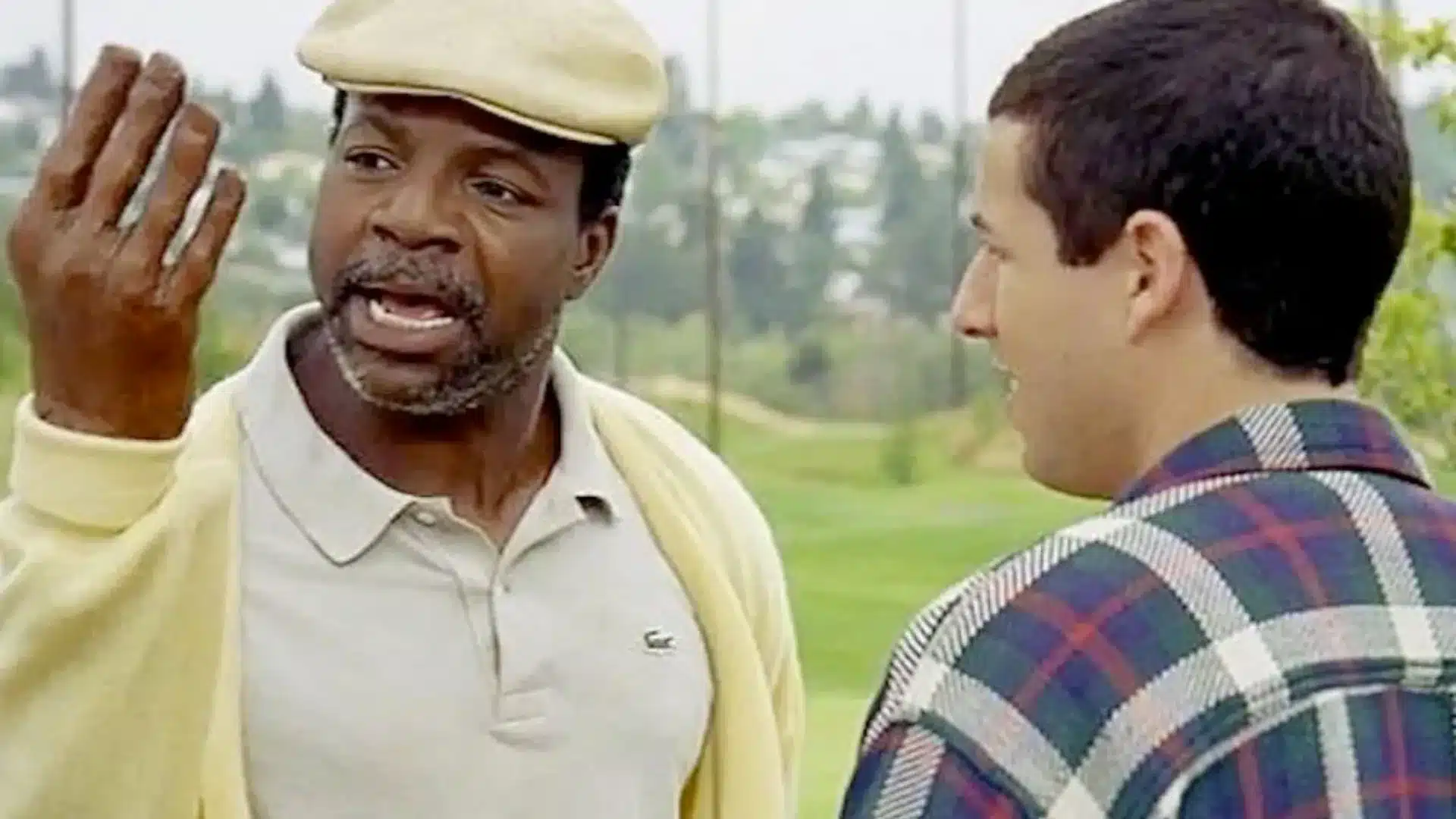 Happy Gilmore con Sandler y Weathers
