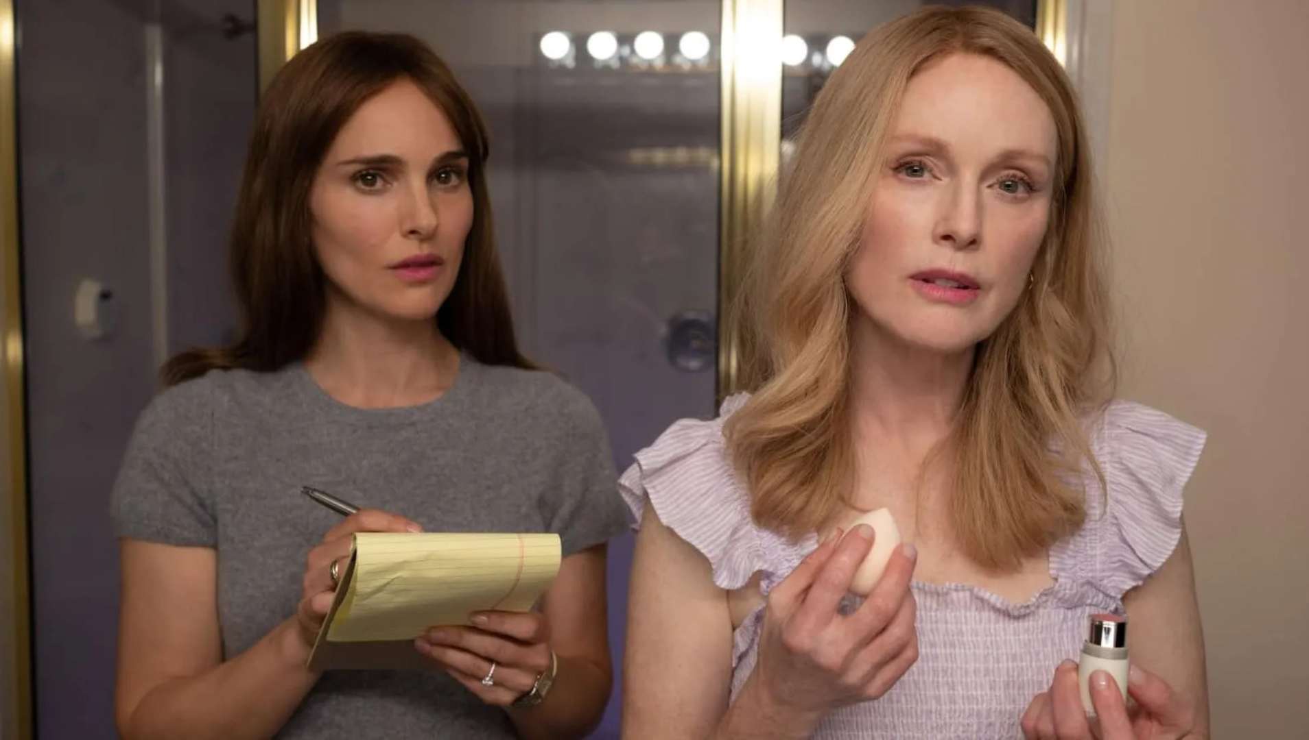 Julianne Moore Natalie Portman película historia real 