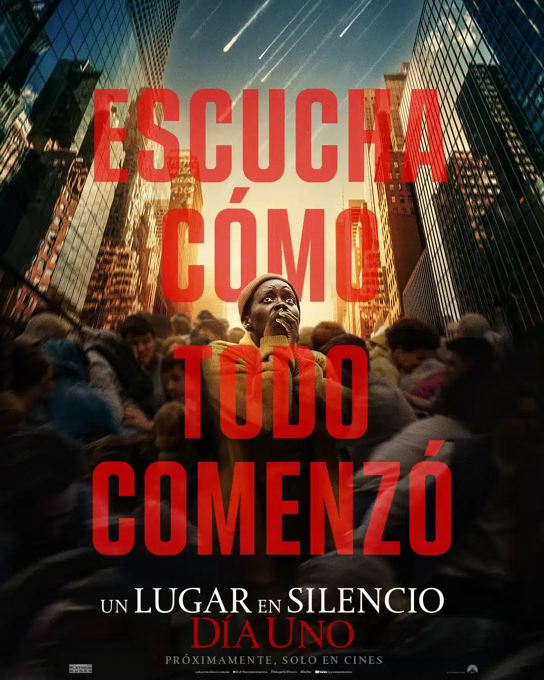 Póster Un lugar en silencio Día uno