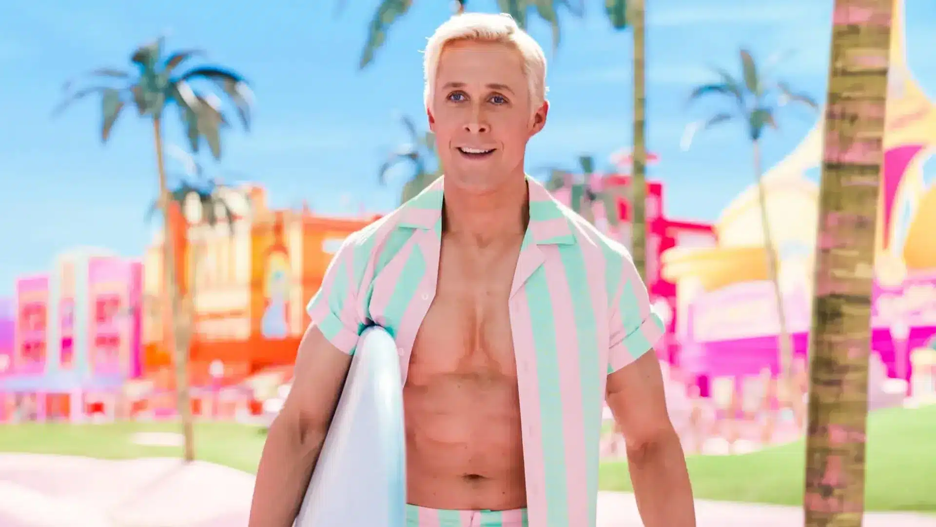 Ryan Gosling Ken en la playa