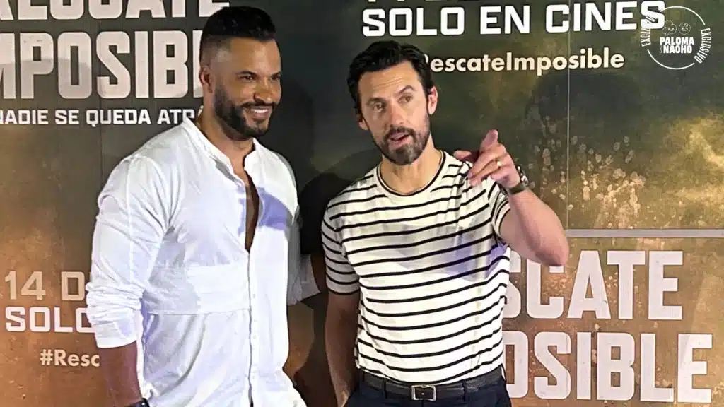 Rescate imposible: así fue la visita a México de Milo Ventimiglia y Ricky Whittle