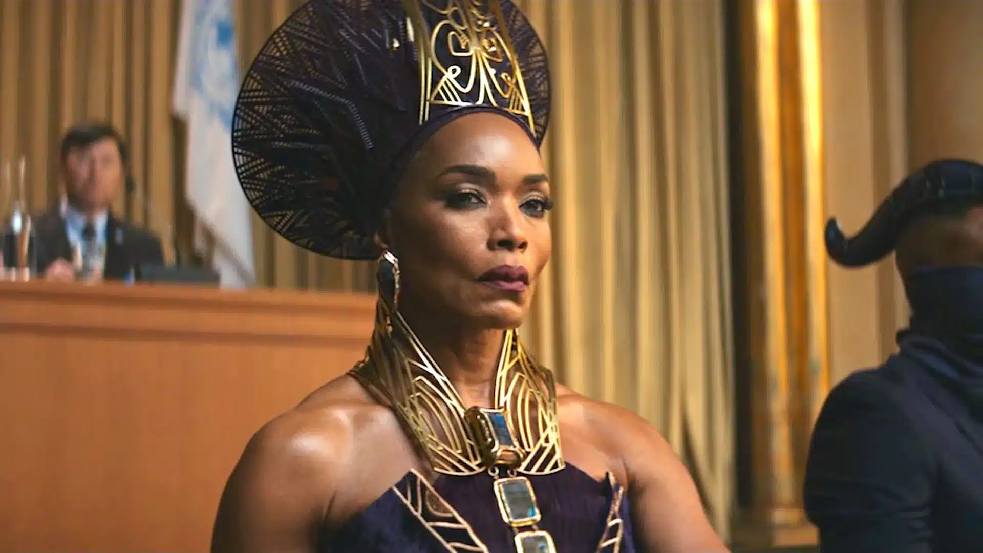 Angela Bassett Wakanda por siempre escena discurso