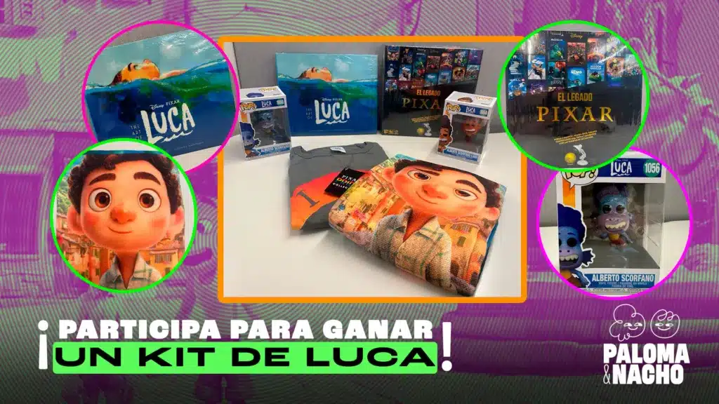 ¡Participa para GANAR un increíble KIT de Luca, de Disney Pixar!