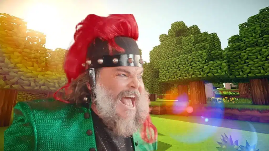 Jack Black prepara su voz para la película de Minecraft, y ya hasta una canción
