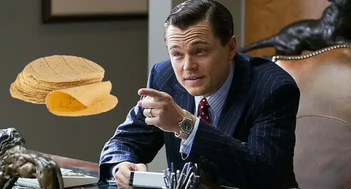 Leonardo DiCaprio comprando tortillas