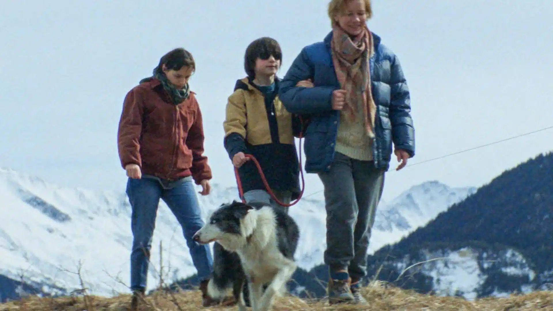 Anatomía de una caída elenco y Messi en la montaña