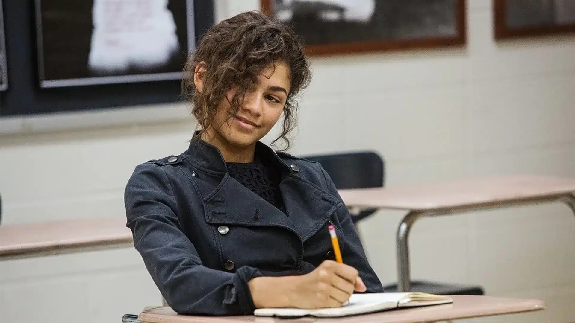 Zendaya como MJ en la escuela