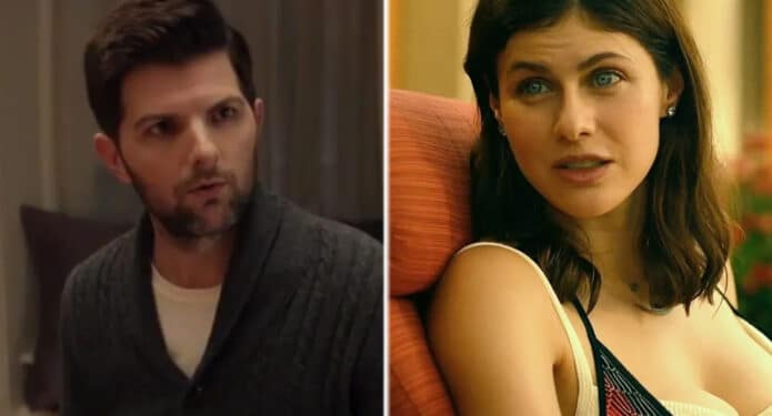 Adam Scott y Alexandra Daddario película