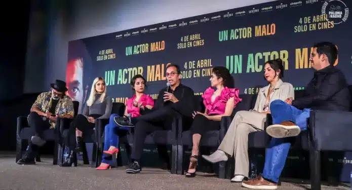 Un actor malo, de Jorge Cuchí, conferencia de prensa.