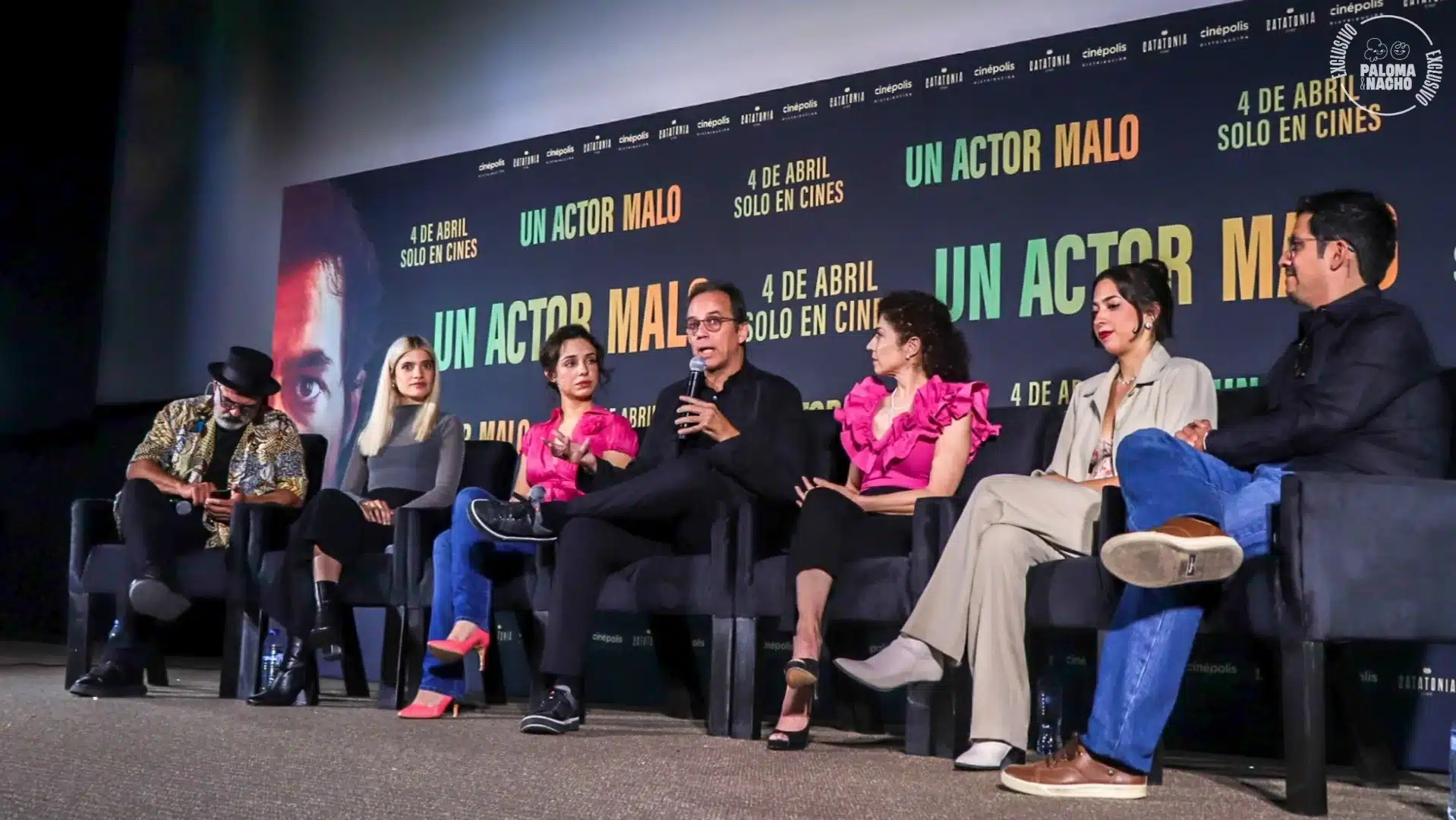 Un actor malo, de Jorge Cuchí, conferencia de prensa.