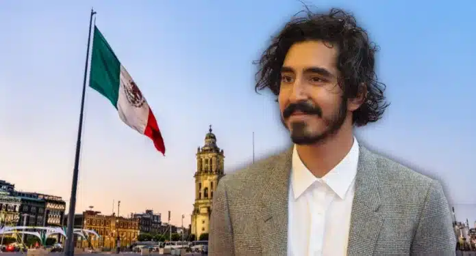 Dev Patel está en la Ciudad de México.