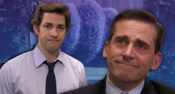 Así se vivió el momento emotivo de John Krasinski y Steve Carell en Un amigo imaginario.