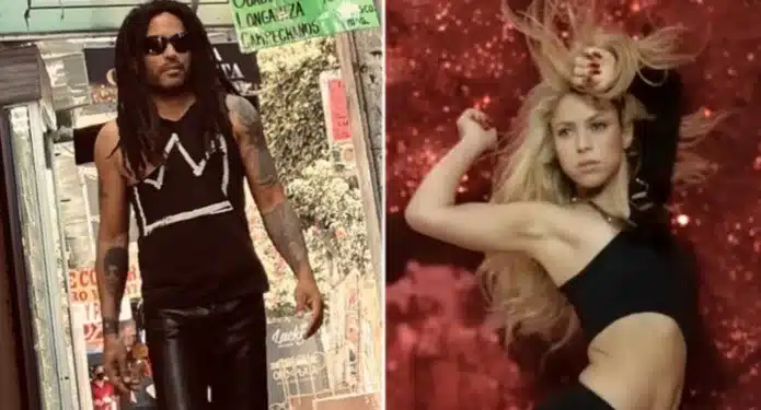 Famosos internacionales en México, Lenny Kravitz y Shakira