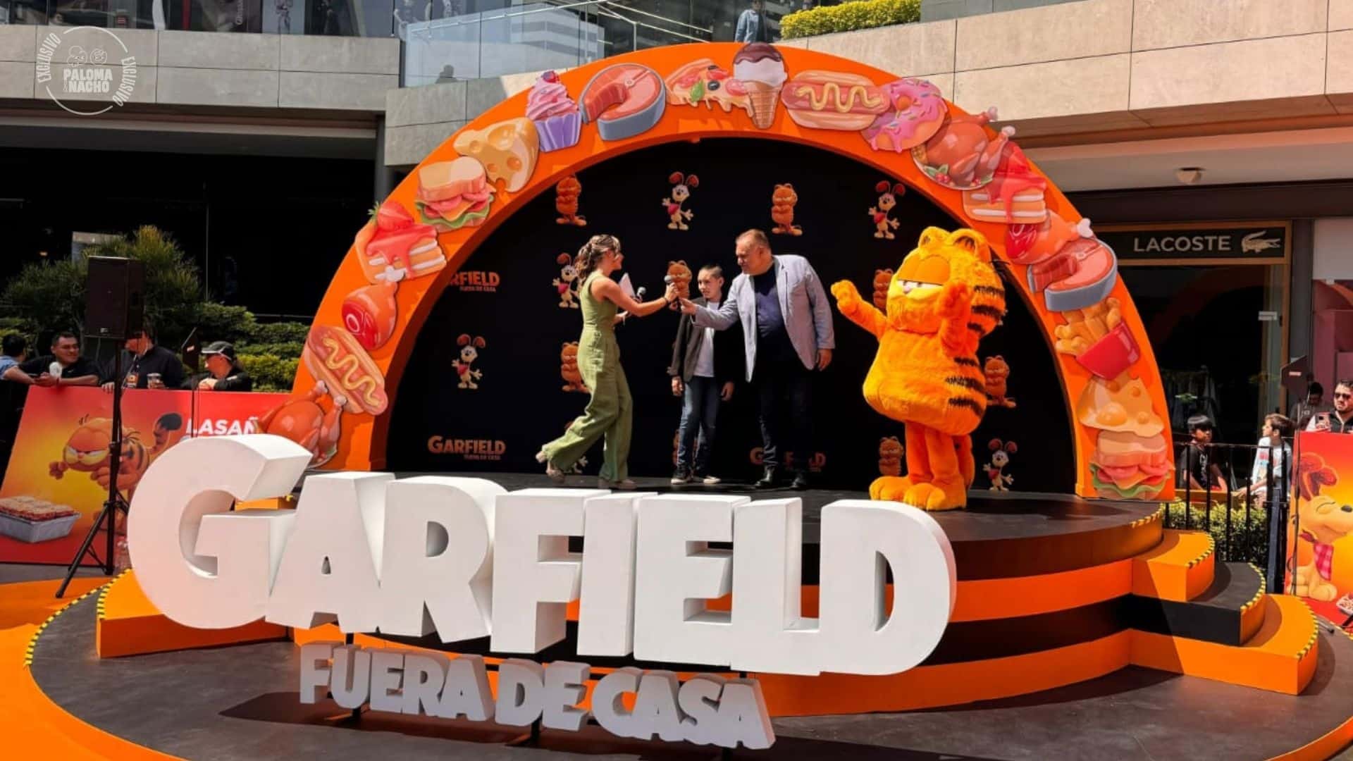 Garfield Fuera de casa película alfombra naranja