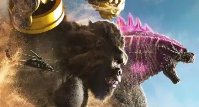 Godzilla y Kong pose para pelear
