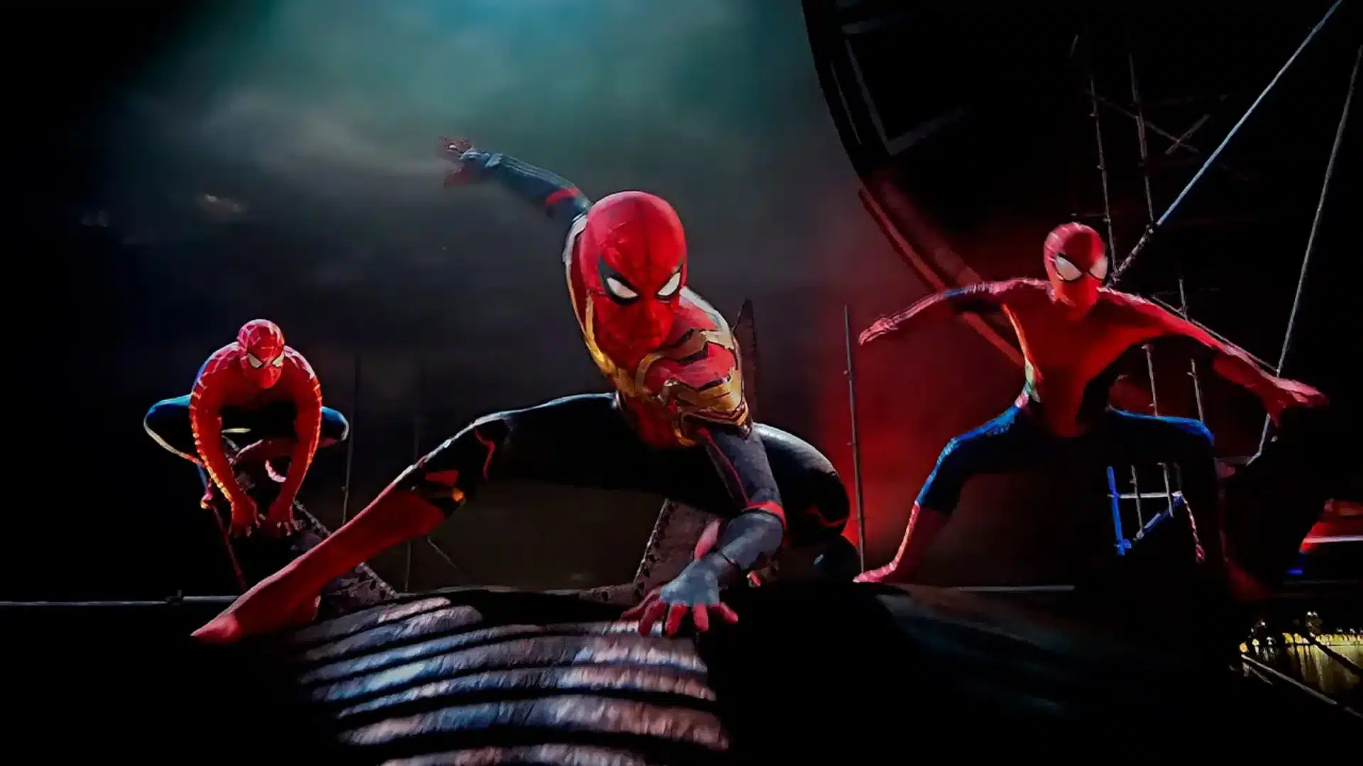 Tres Spider-Man en Spider-Man: Sin camino a casa